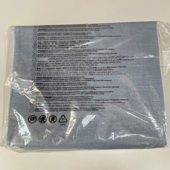 Ralph Lauren Workshirt Chambray Extra Deep Fitted Sheet CALIFORNIA KING MS$245 - Picture 5 of 5